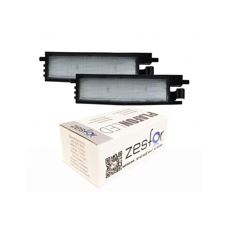Plafones LED para matrícula de Toyota Aygo (2014-2022)