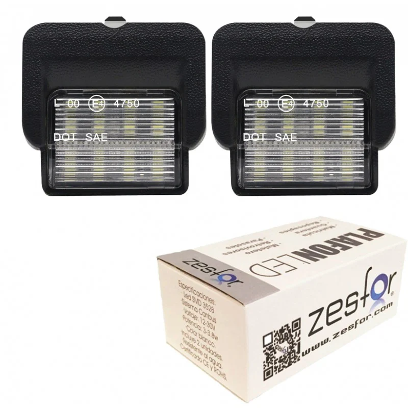 Plafones LED para matrícula de Volkswagen Polo III (1994-2000)