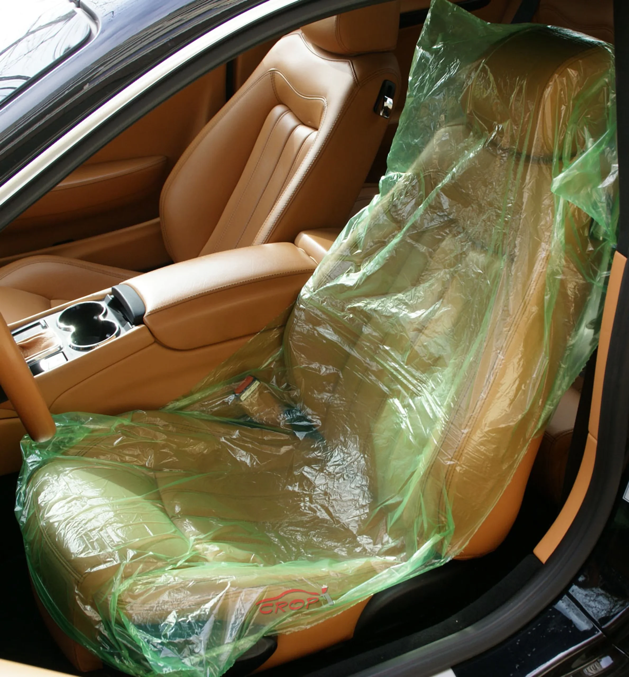 CROP Fundas de plástico para asientos de coche - 500 unidades en rollo