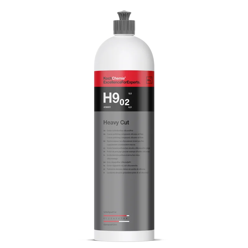 Paso 1: Pulimento abrasivo denso sin aceite de silicona Heavy Cut H9.02 (250 ml) - KochChemie