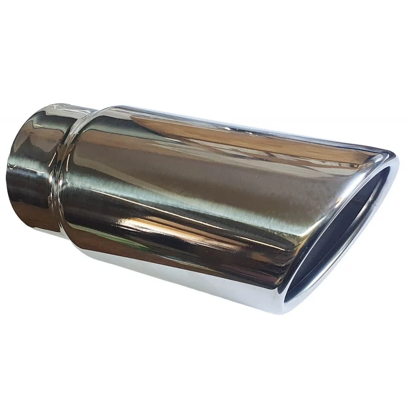 Punta de escape de 3" para tubo de 2", inclinada