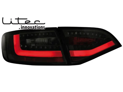 Litec Led Pilotos Traseros Audi A4 B8 (8k) Avant _ Negros/Ahumados Intermitente Dinamico
