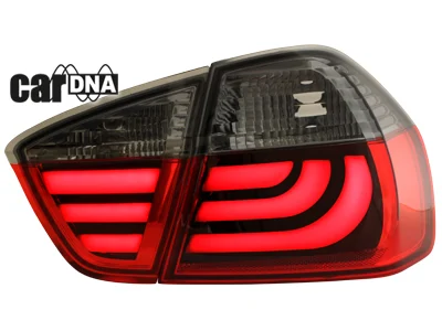 Pilotos Led Bmw E90 3er Lim. 05-08_Rojo/Crystal