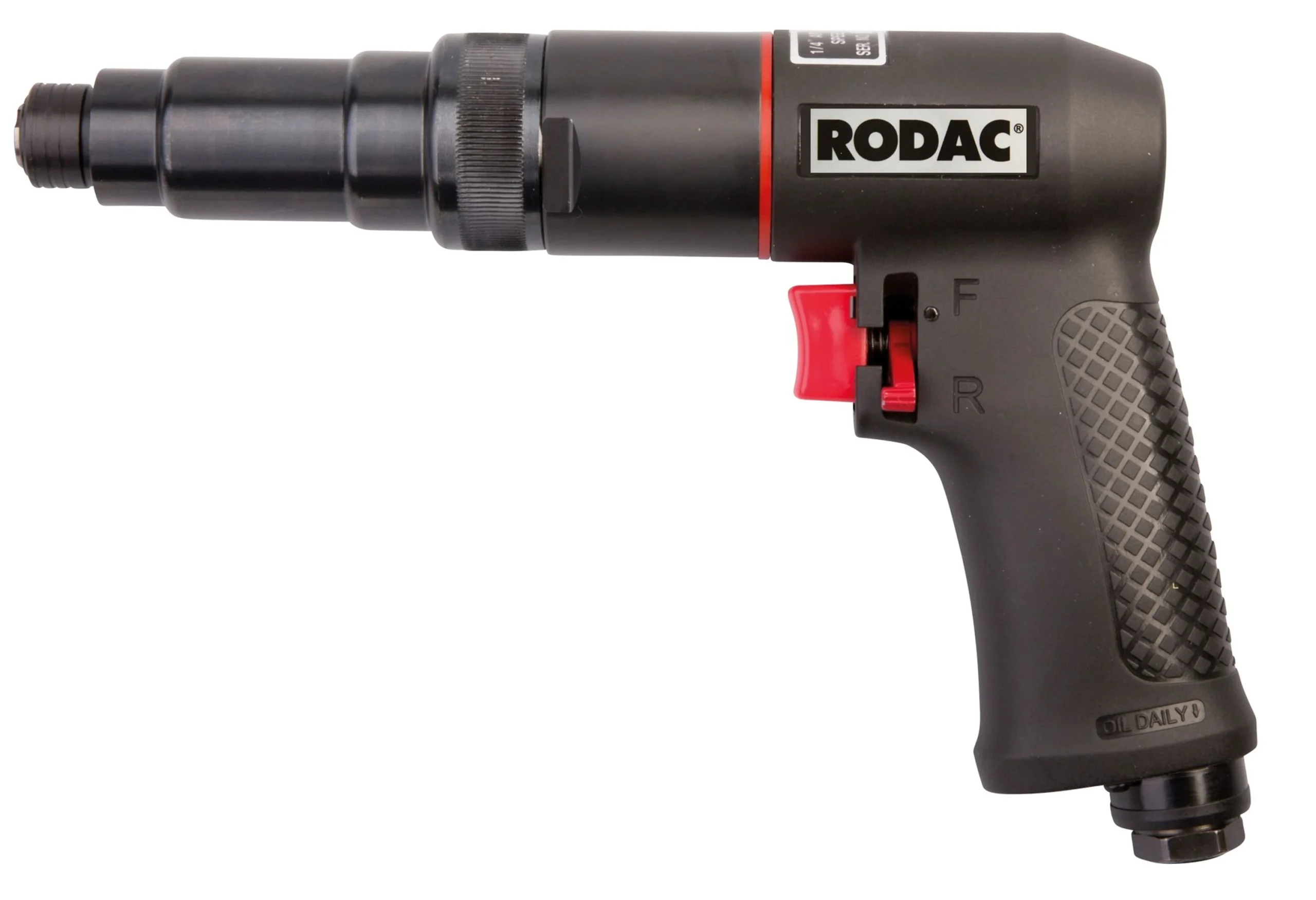 RODAC RC3480 Destornillador 800 RPM con par ajustable de 4,5 a 9,6 Nm
