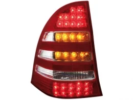 Pilotos Traseros Led Mercedes Benz C W203 00-05_Station Wagon _ Rojo/Cristal