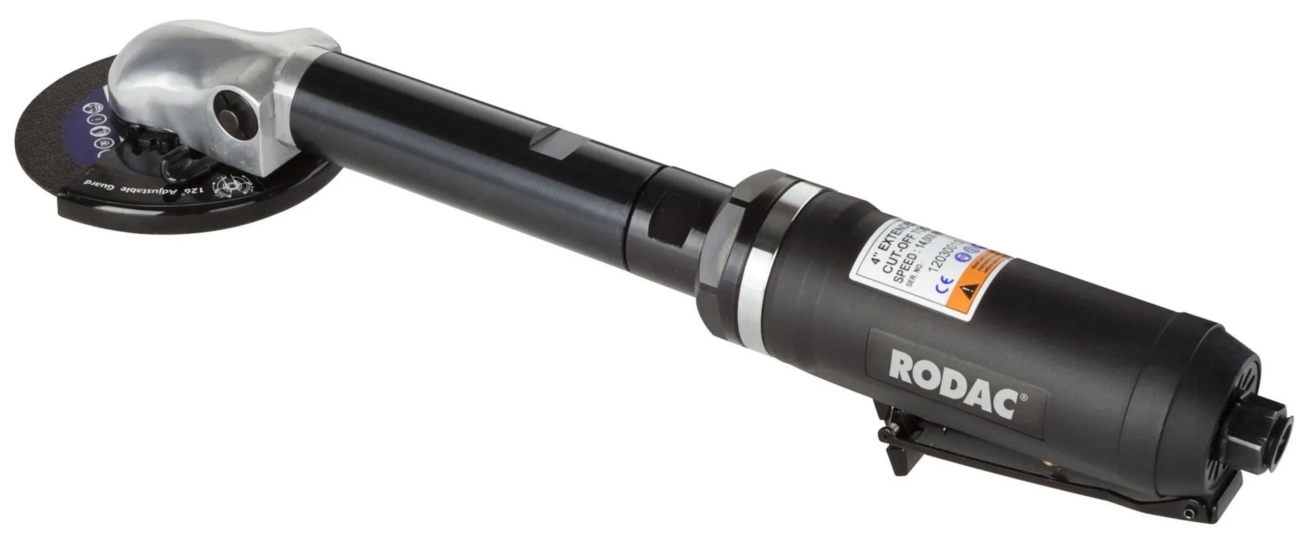 RODAC RC261 Amoladora angular 100mm con cuello extra largo