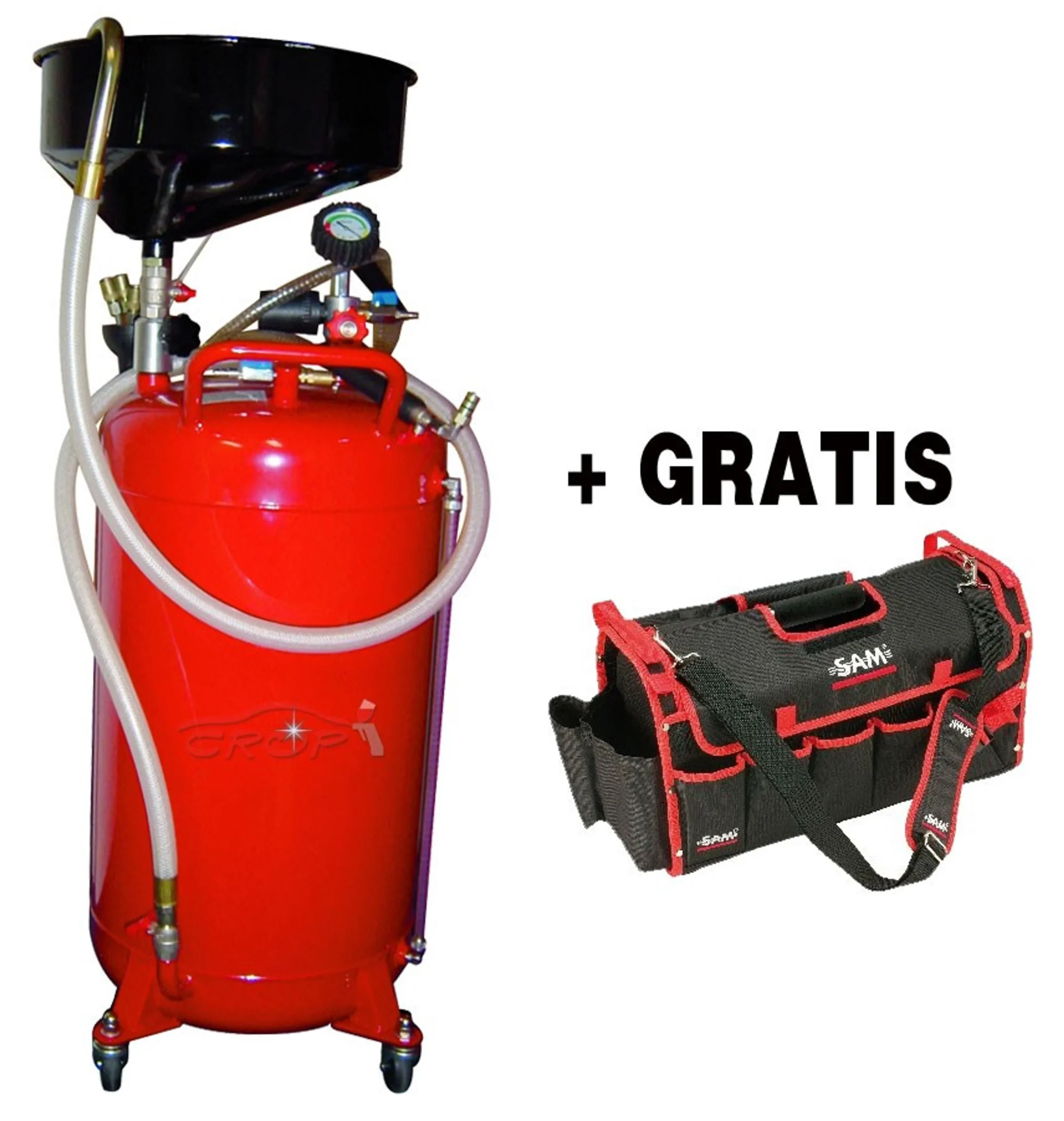 RODAC RQN1063 - Recipiente de extracción y recogida de aceite 65 litros