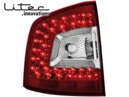 Pilotos Traseros Led Skoda Octavia 1z 04+ Rojo/Transpa