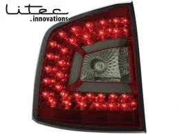 Pilotos Traseros Led Skoda Octavia 1z 04+ Rojo/Ahumad
