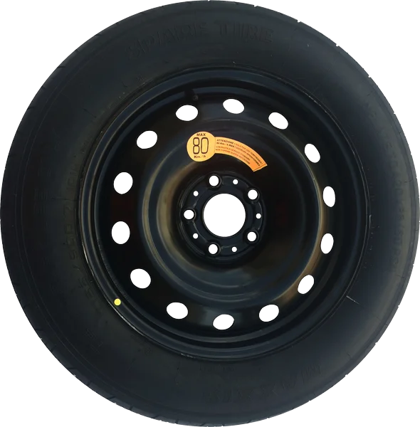 Kit De Rueda De Repuesto / Emergencia Acero 125/80 X 17" Jeep Renegade Año: 09/2014- Tipo: Bu Llanta De Acero Medidas: L 64 X A
