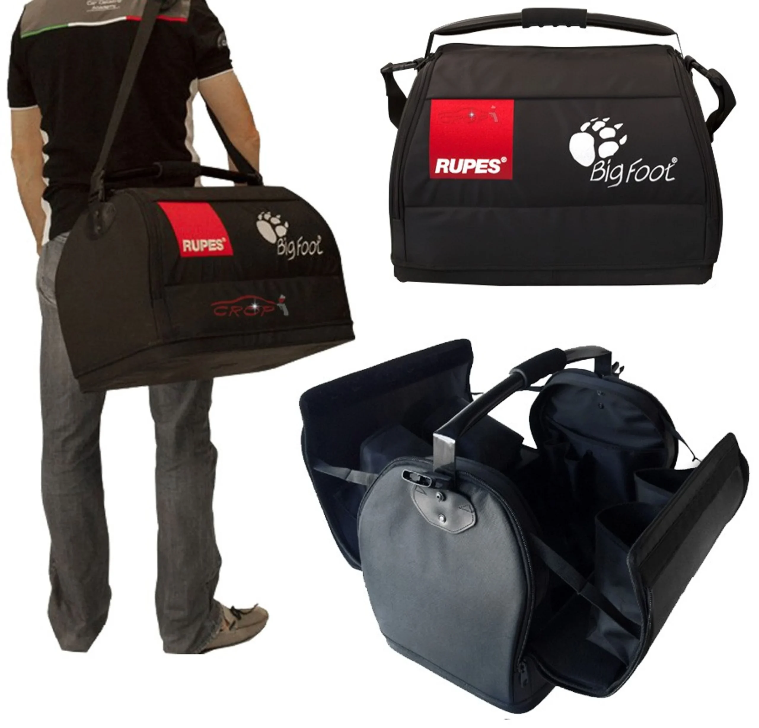 RUPES BigFoot Semirrígido-DUFFLE BOLSA GRANDE (bolsa rígida y extra grande) 55x43x35 cm