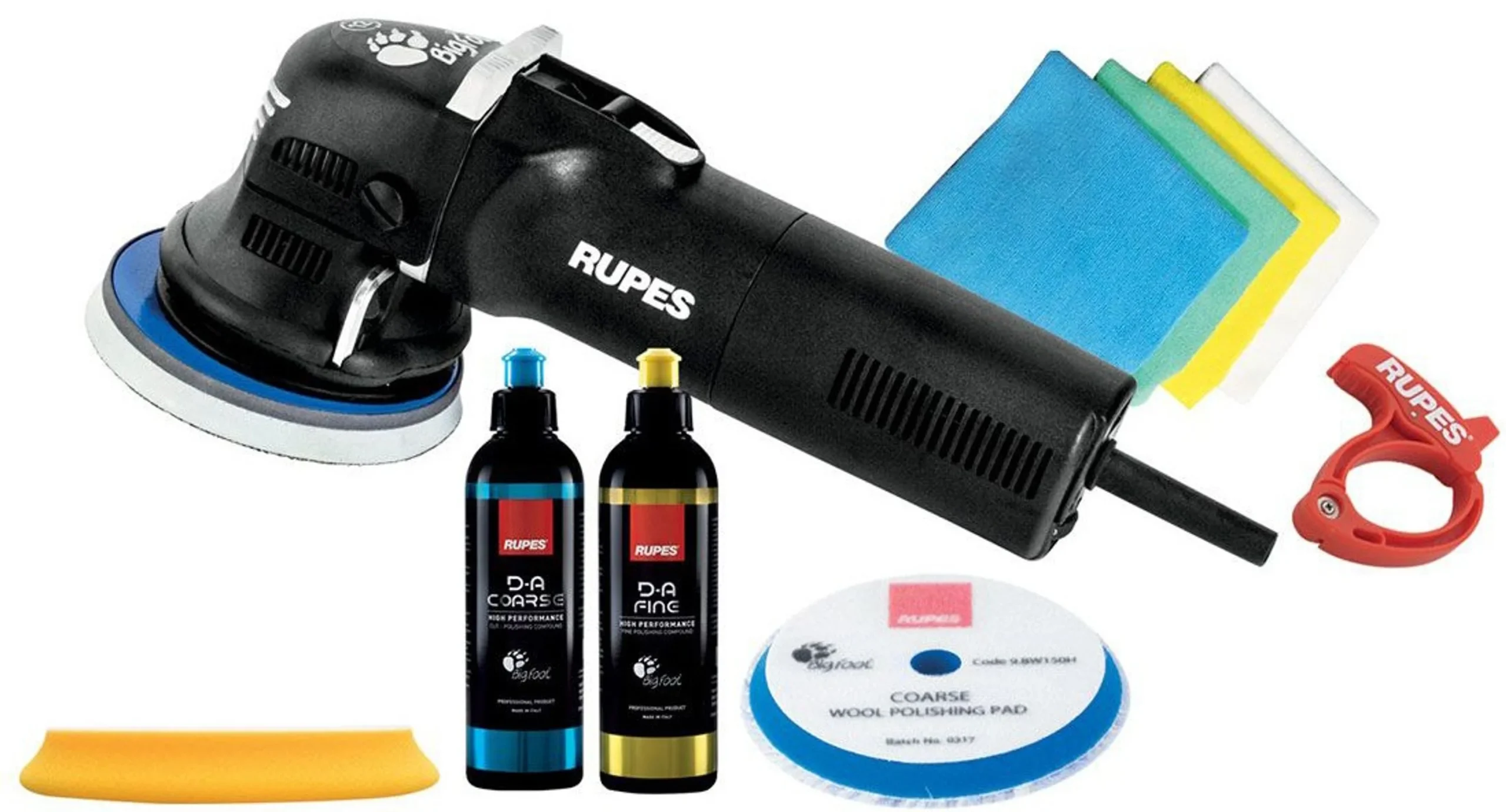 Lijadora y pulidora RUPES LHR12 DUETTO 125mm - Set BAS