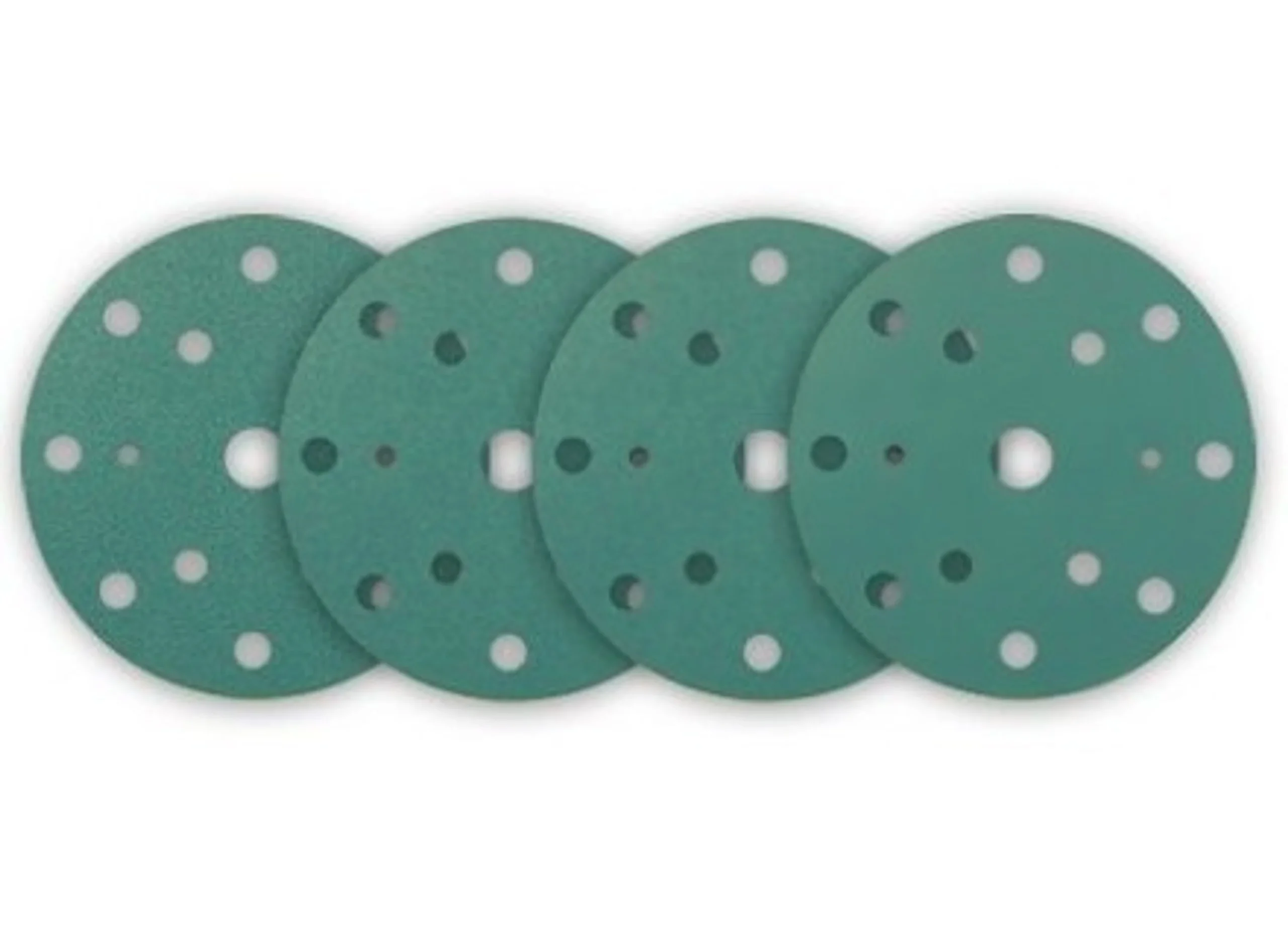 RUPES HQ400 Discos de lija de poliéster 125mm con 17 agujeros - 100 piezas