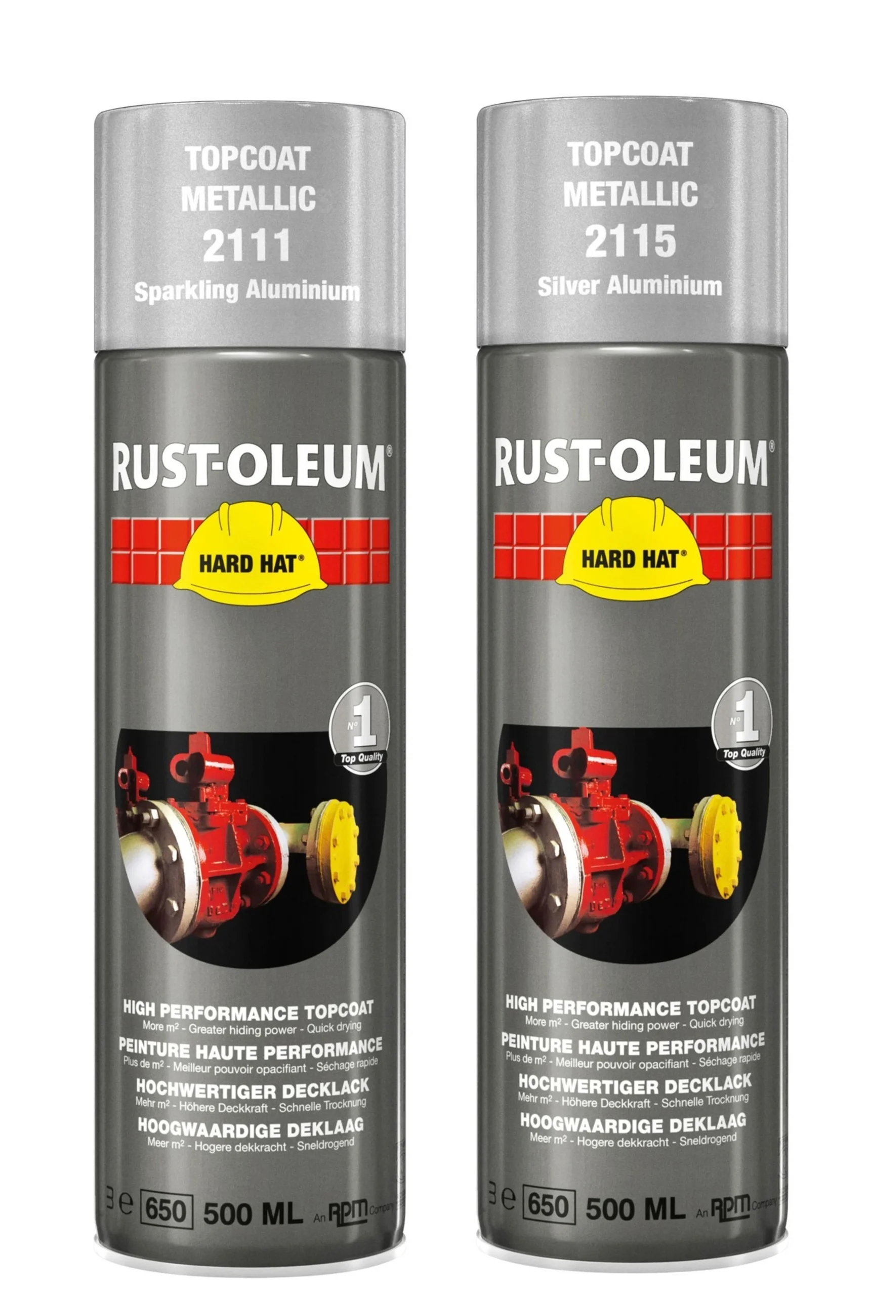 Rust-Oleum Pintura Aluminio Metálico en Aerosol 500ml