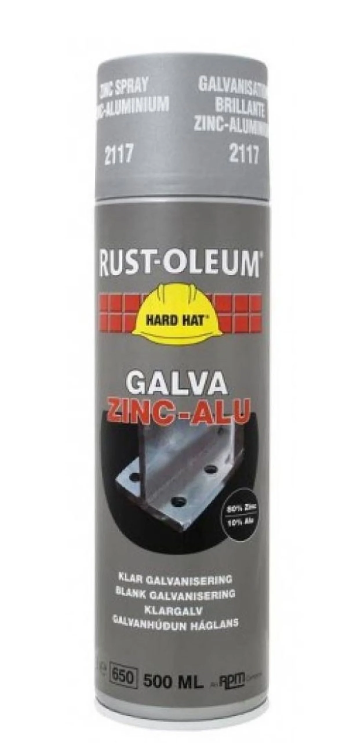 Rust-Oleum Galva Zinc-Alu imprimación en Aerosol 500ml