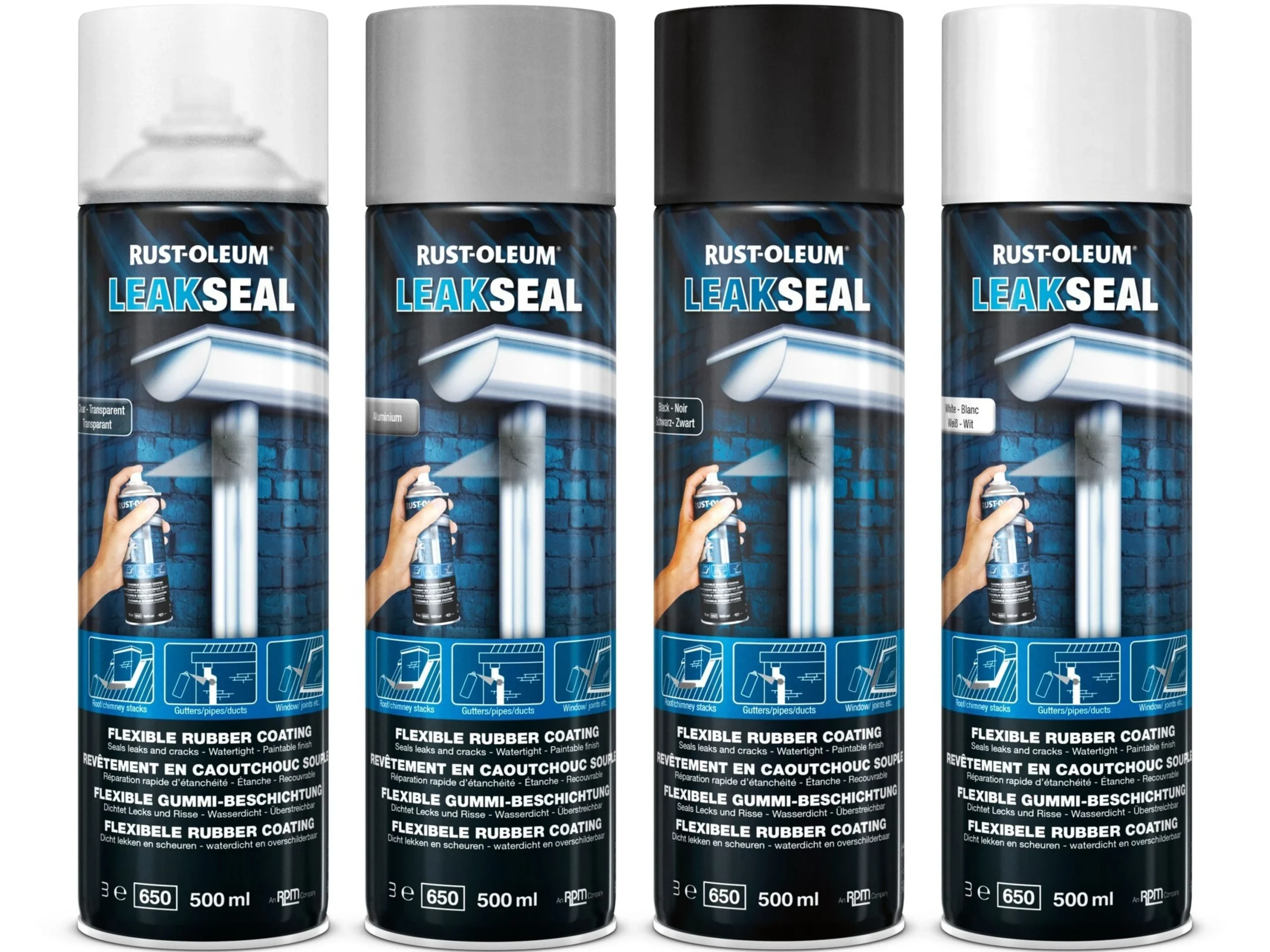 Rust-Oleum LeakSeal Aerosol 500ml - detiene las fugas de agua