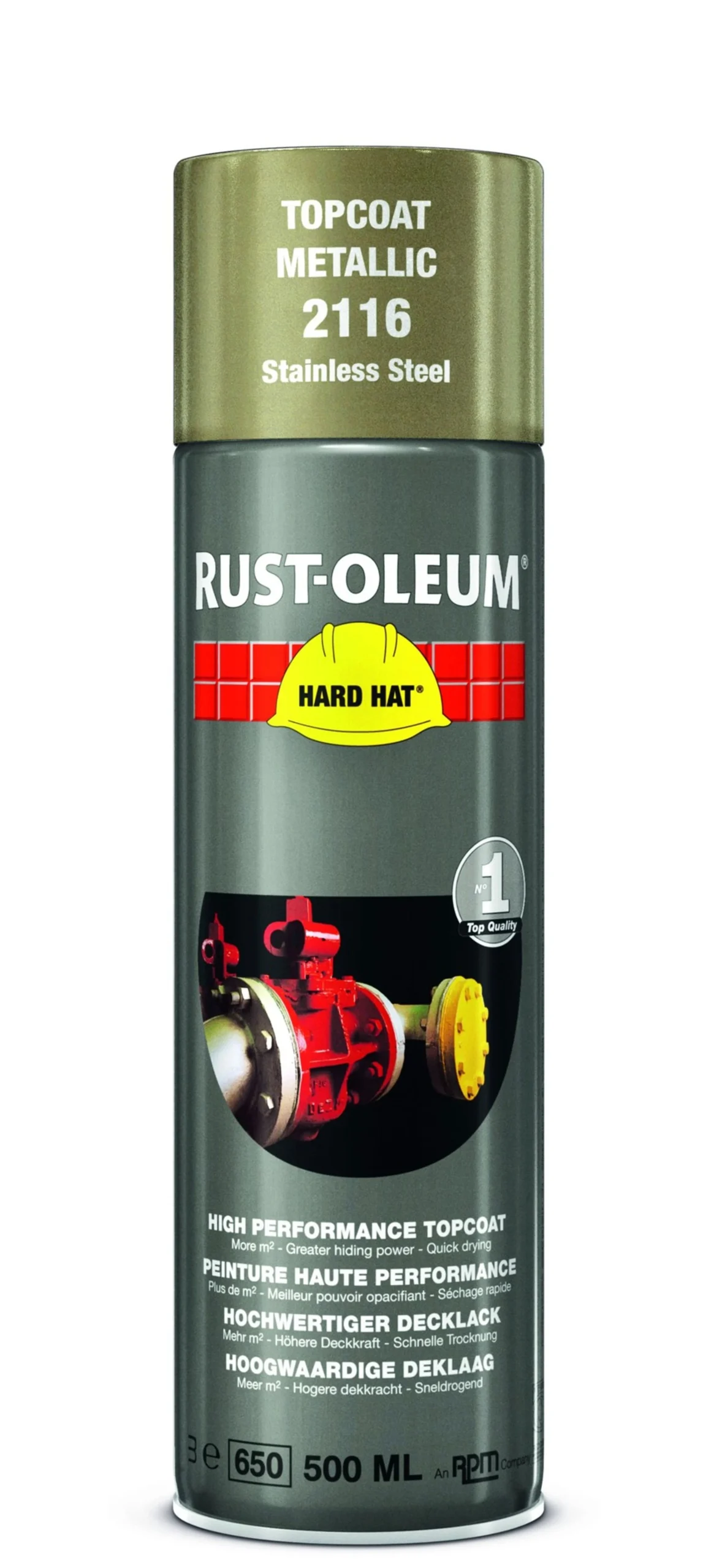 Rust-Oleum Pintura Metálica Acero Inoxidable en Aerosol 500ml