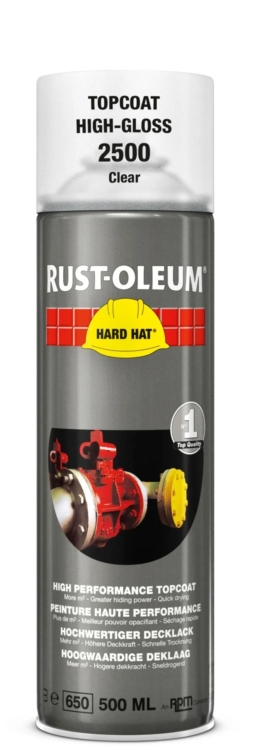 Rust-Oleum Metal Barníz Transparente en Aerosol 500ml - Alto brillo