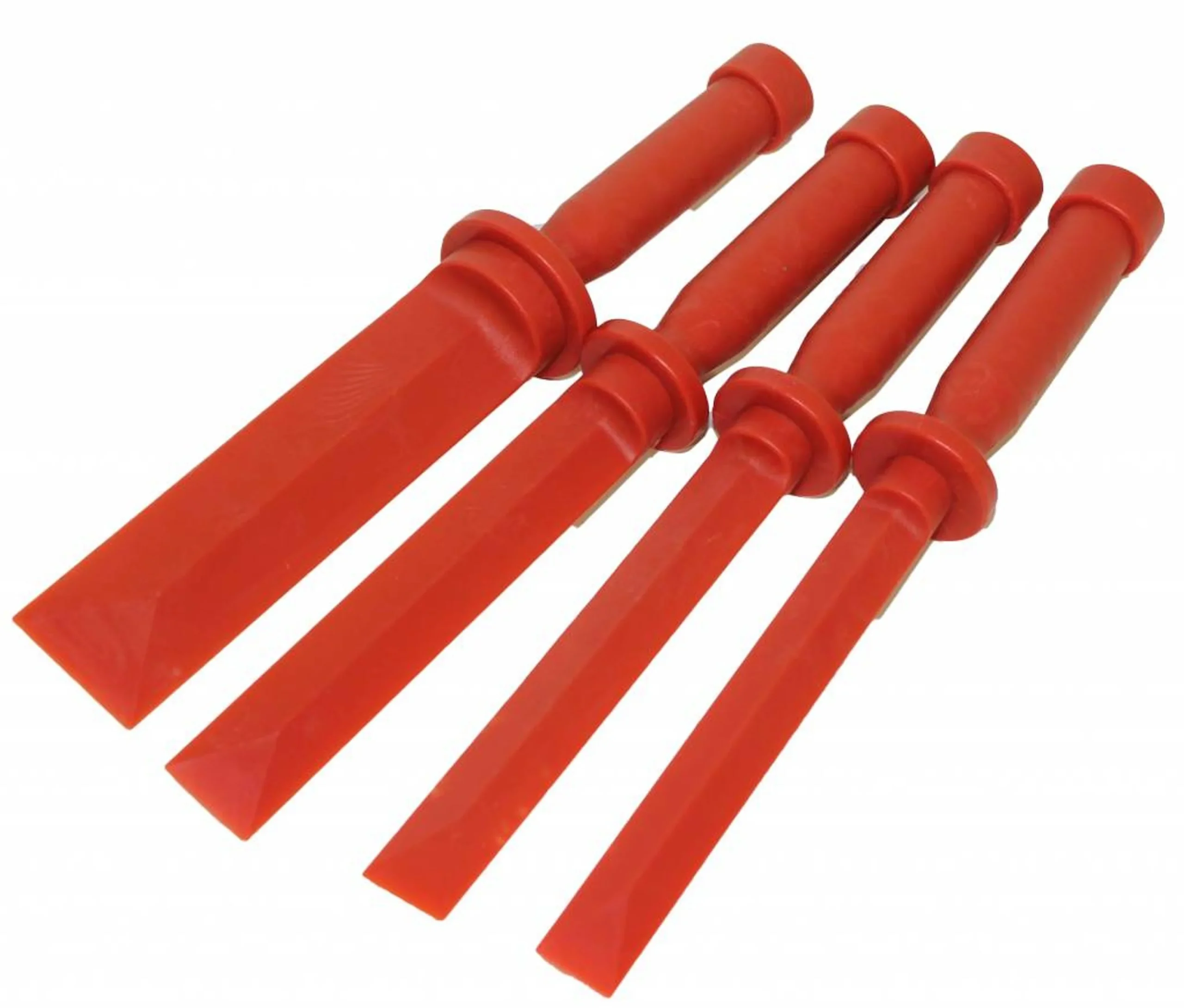 Juego de rasquetas de plástico de 4 piezas para retirar plomo adhesivo, pegatinas, molduras, etc