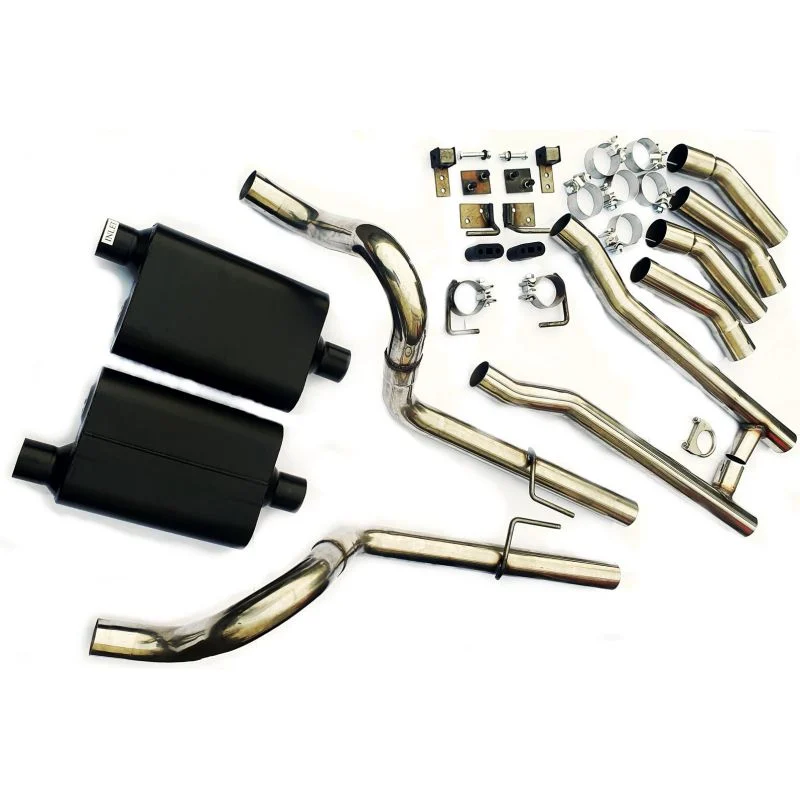 Sistema de escape 2.5" como Flowmaster inoxidable 64-70