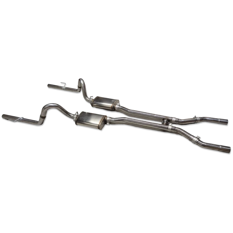 Sistema de escape tipo Magnaflow de 2,5 pulgadas, acero inoxidable 64-70