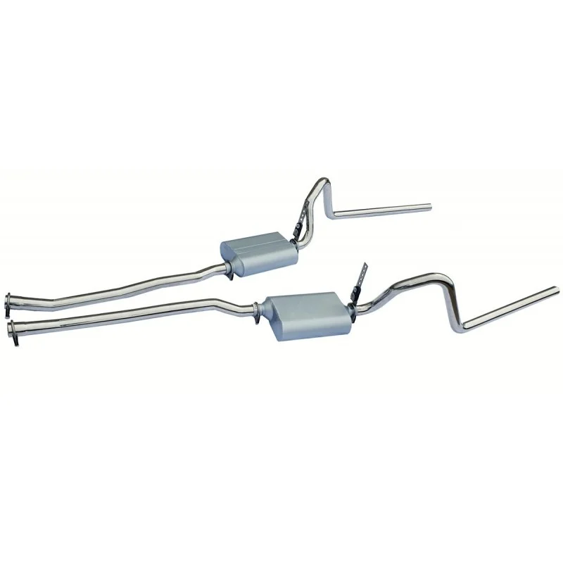 Sistema de escape 2" V8, ruidoso, como Flowmaster 64-70