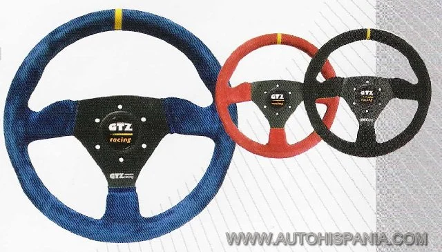 Smart Color Vuelta Azul Diametro 300 - Gtz Volantes Para Competicion Desplazados De 90 Mm, Semi-Desplazados De 70 Mm Y Pianos De