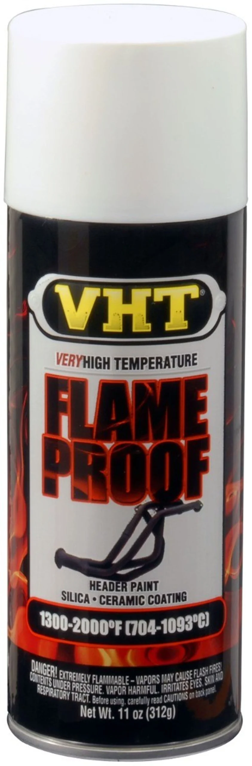 VHT Ignífugo en aerosol - Pintura de Escape Blanco - 400ml