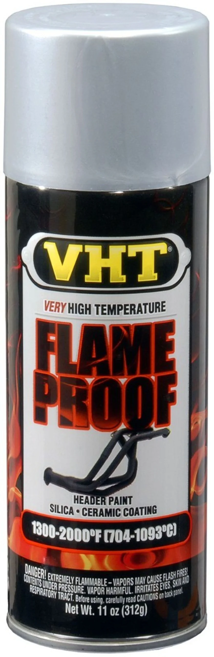 VHT Ignífugo en aerosol - Pintura de Escape Plateado - 400ml