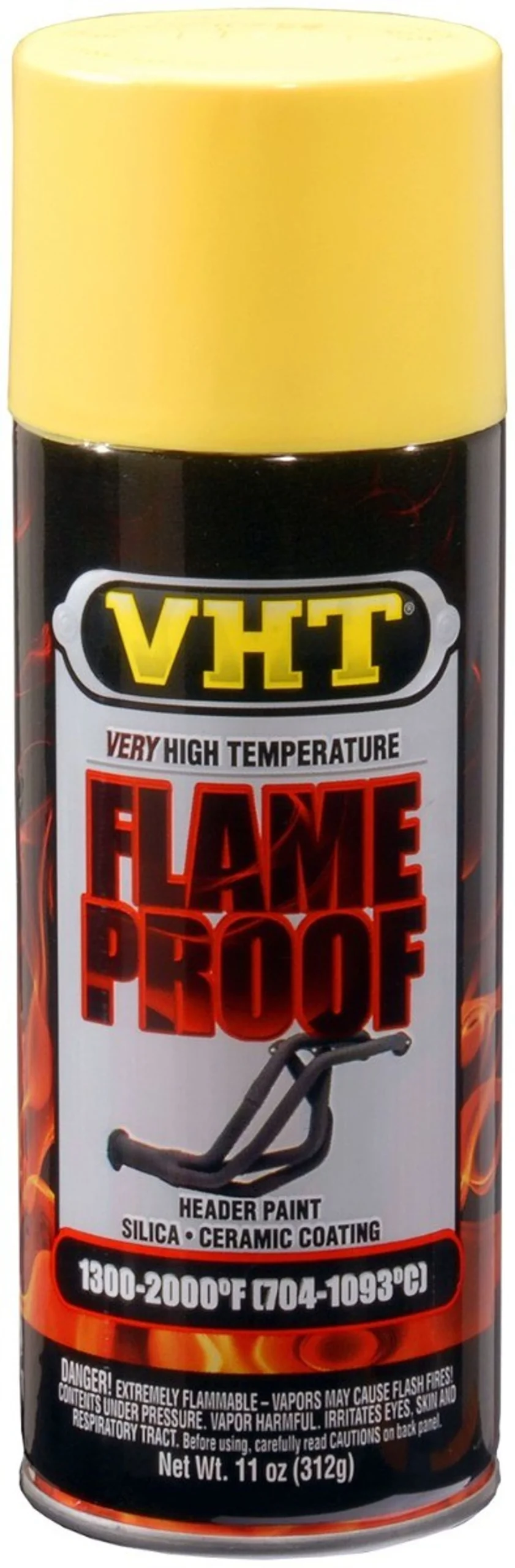 VHT Ignífugo en aerosol - Pintura de Escape Amarillo - 400ml
