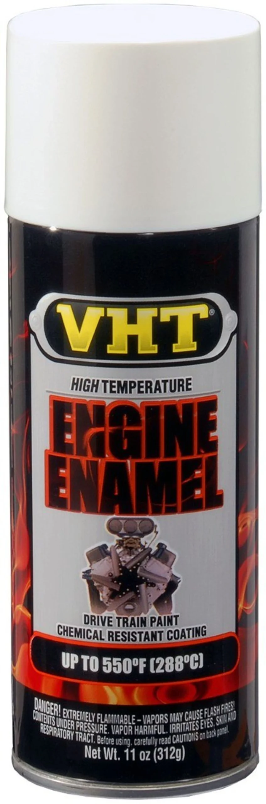 VHT Engine Enamel spray - Pintura para motor en aerosol blanco brillante - 400 ml