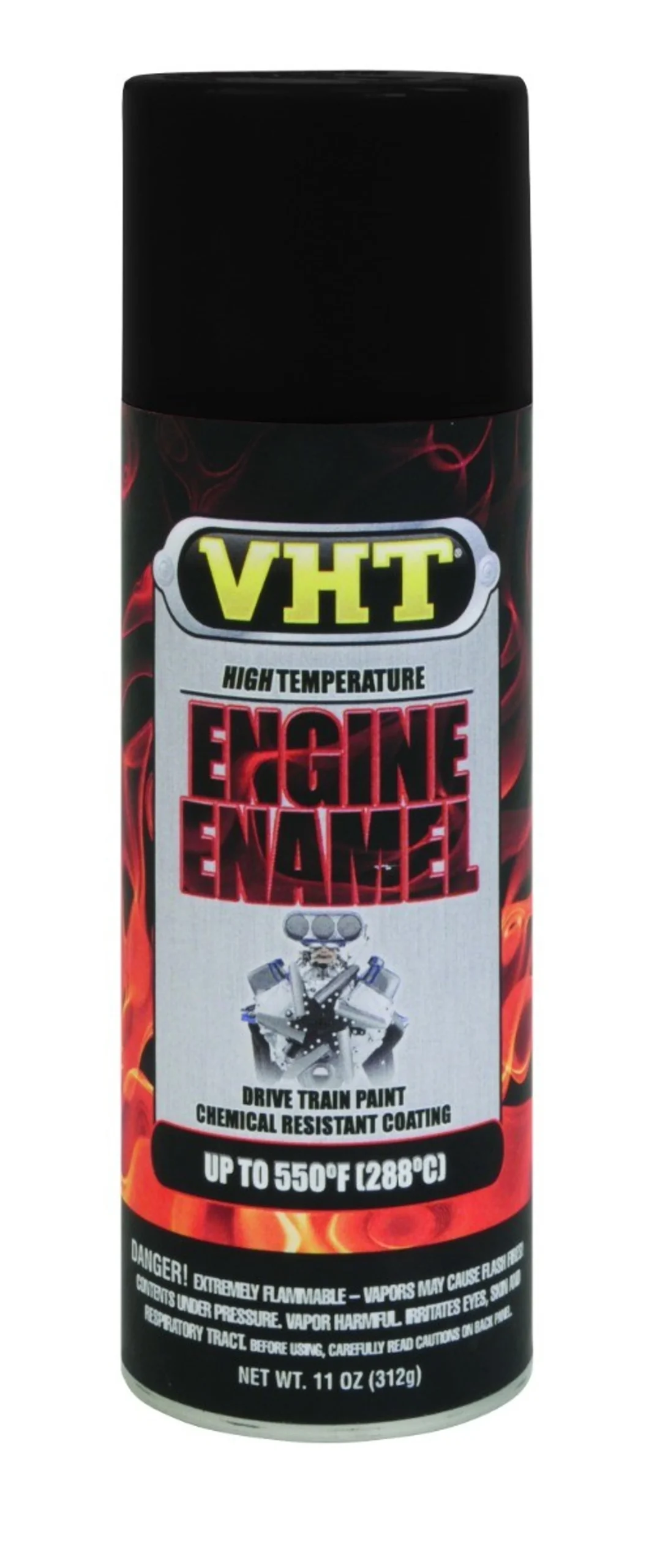 VHT Engine Enamel aerosol - Pintura bloque motor Negro Brillo seda - 400ml