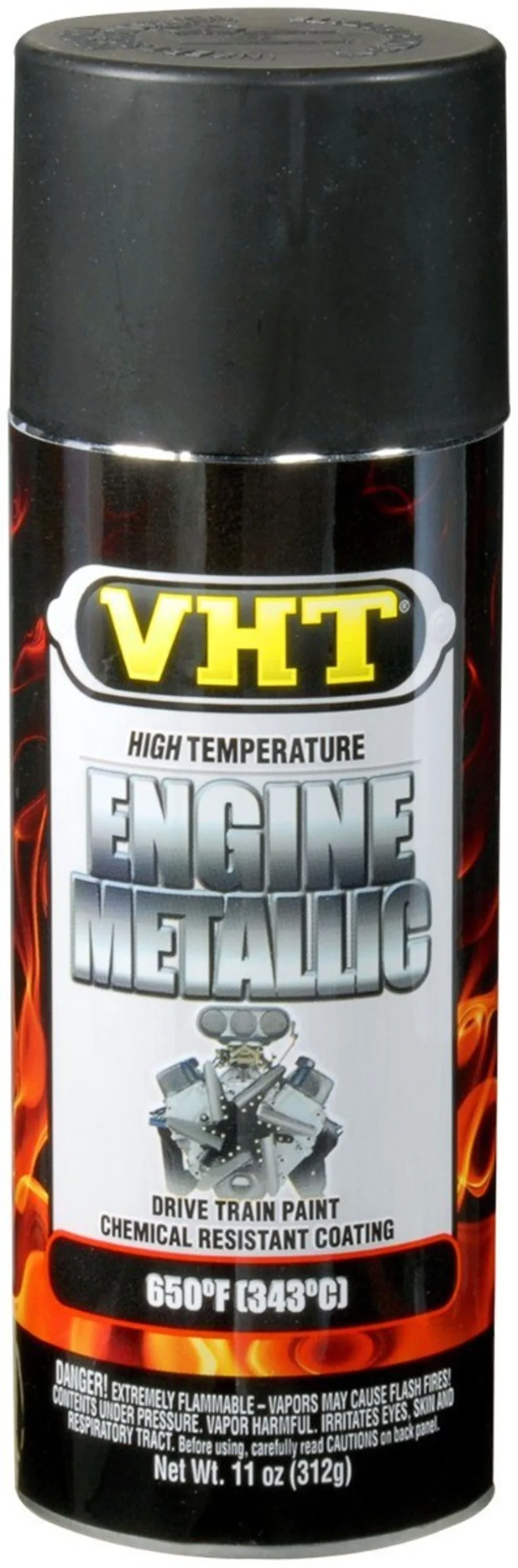 VHT Engine Metallic aerosol - Pintura bloque motor NEGRO - 400ml