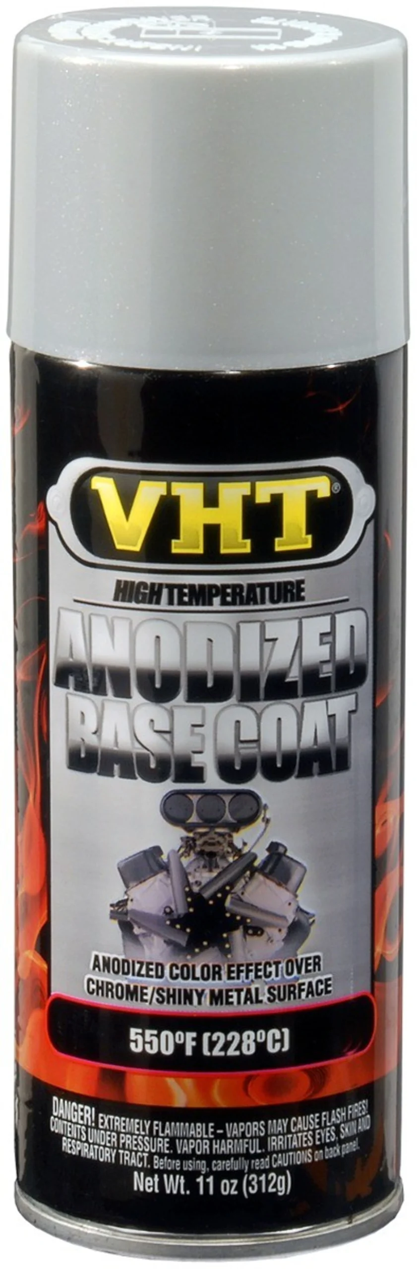 VHT Aerosol de pintura de color anodizado - Plata - 400ml