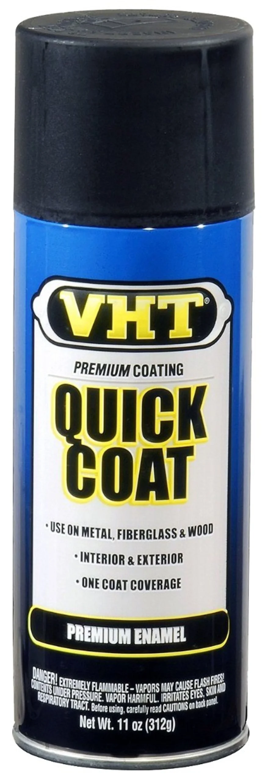 VHT Quick Coat pintura en aerosol - Negro mate - 400ml