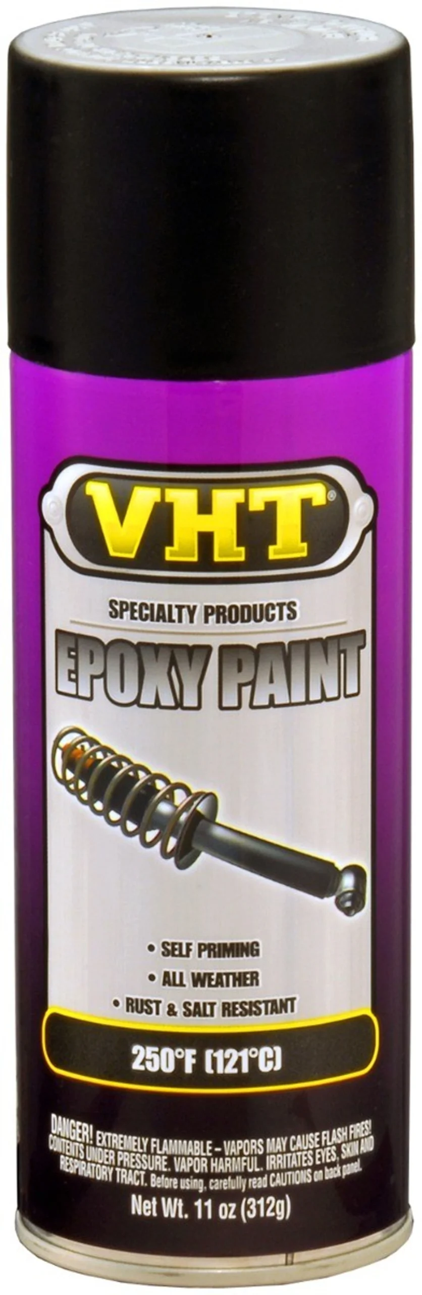 VHT Epoxy Paint aerosol - Negro brillo de seda - 400ml