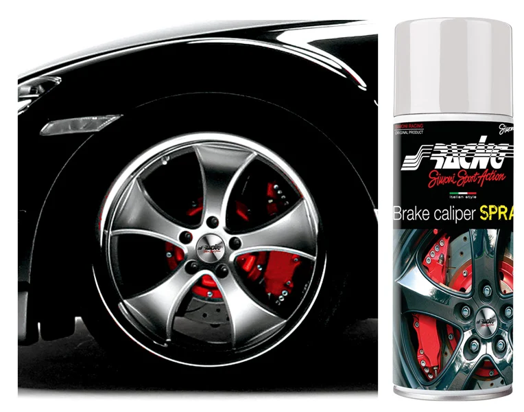 Spray Color Rojo Frenos-Motor