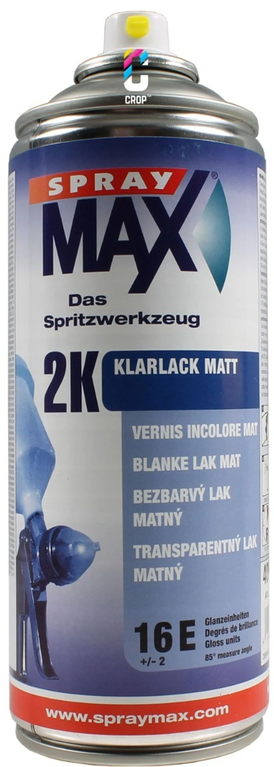 2K Barniz transparente mate en aerosol SprayMax