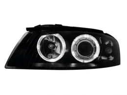 Faros Audi A3 03+ _ Angel Eyes De Luz De Posición _ Negro