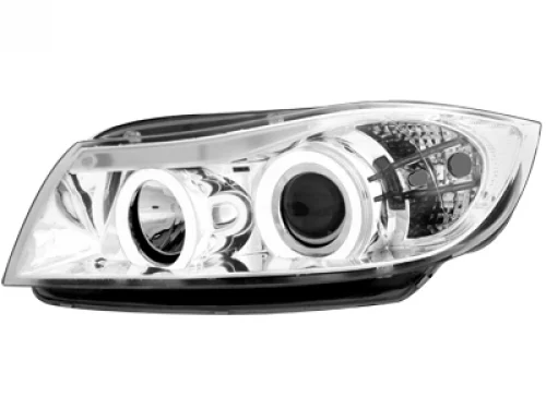 Faros Delanteros Bmw E90/E91 3er _ 2 Ccfl Slr _ Cromado