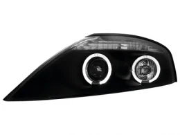 Faros Angel Eyes Citroen C3 02+ _ 2 Angel Eyes De Luz De Posición _ Negro