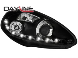 Faros Luz Diurna Fiat G.Punto 05+ _ Tfl-Optik _ Negros