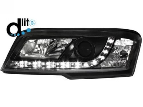 Faros Luz Diurna Homologacion R87 Fiat Stilo 01-08 _ Luz Diurna _ Negro