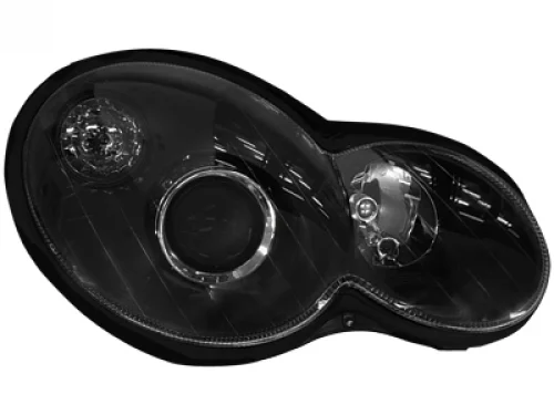 Faros Delanteros Mercedes Benz Sport Coupé C203 00-04 _Negro