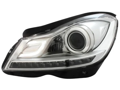 Faros Luz Diurna Mercedes Benz W204 C-Klasse 11+ _Cromados