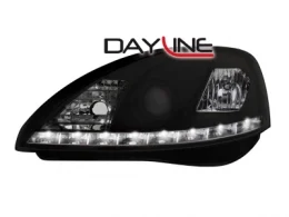 Faros Luz Diurna Opel Corsa C 01-06 _ Negro