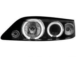 Faros Opel Vectra B 99-02 _ 2 Angel Eyes (Ojos De Ángel) _ Negro