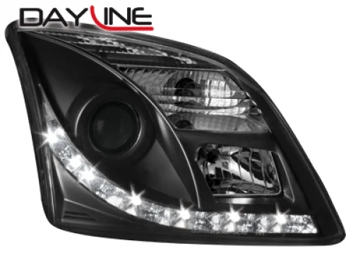 Faros Luz Diurna Opel Vectra C 02-08/05_Tfl-Opt._Negro