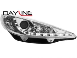 Faros Luz Diurna Peugeot 207 06+ _ Cromado
