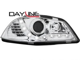 Faros Luz Diurna Seat Ibiza 6l 03-08 _Tfl-Optik _ Cromados